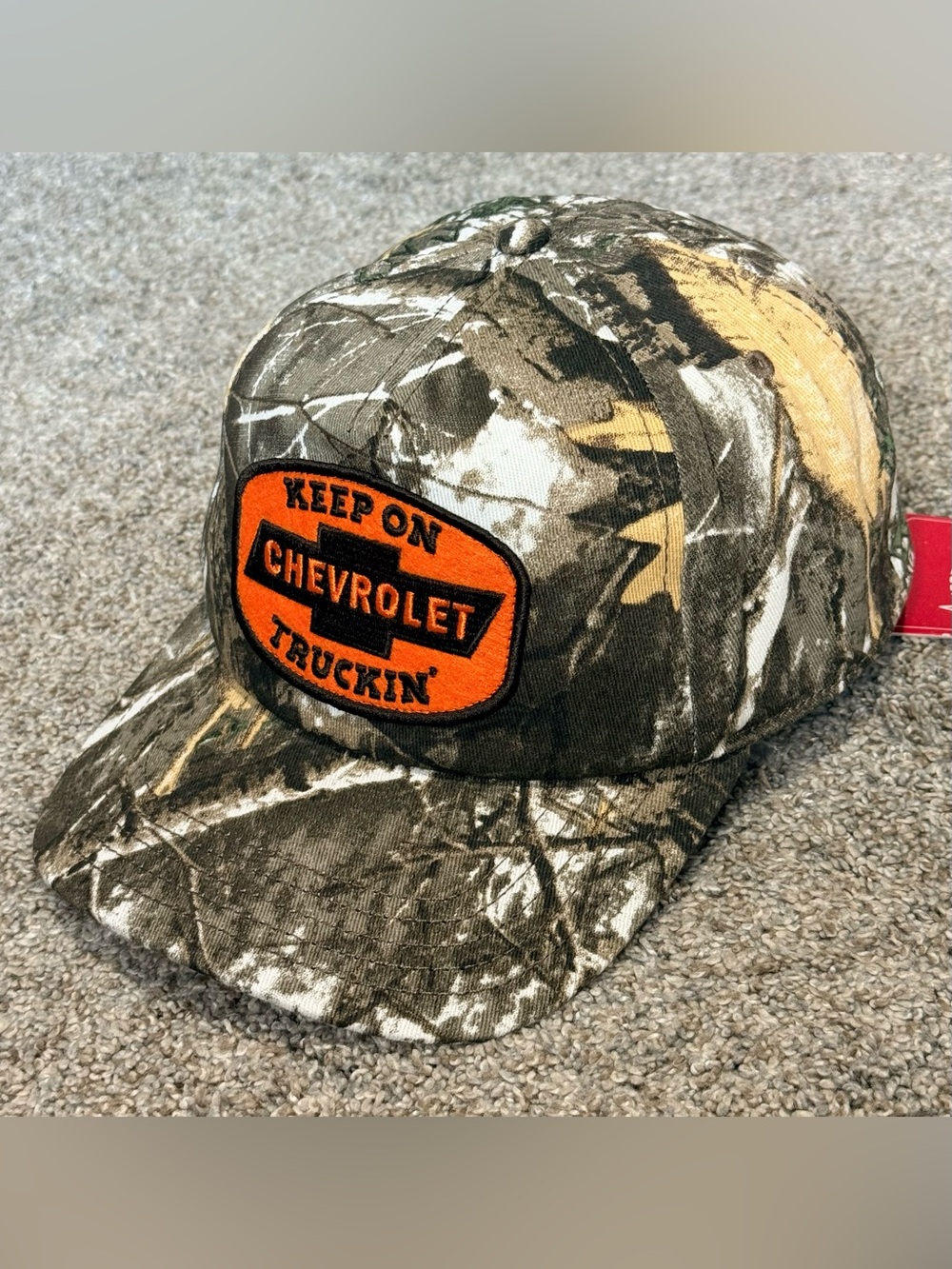 New American Needle Chevrolet “keep On Truckin” Camo Roscoe Hat